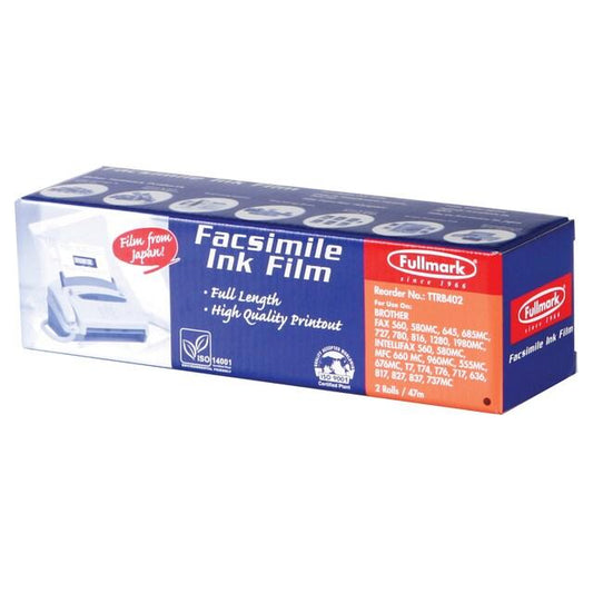 Fullmark TTRB402 Fax Ink Film for Brother PC401, PC402RF, PC404R